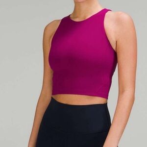 Lululemon 4 Align High-Neck Tank Top Fuschia Pink P4